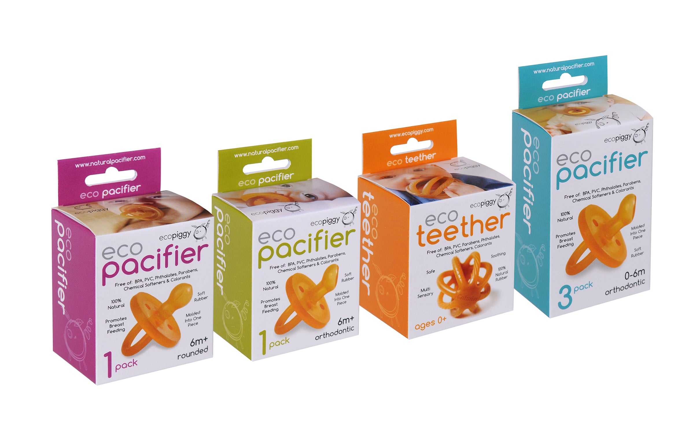 Ecopacifier Best Natural Rubber Pacifier