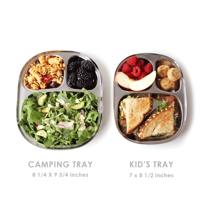 Stainless Steel Trays Lunch - Bento Box - Ecopiggy Shop