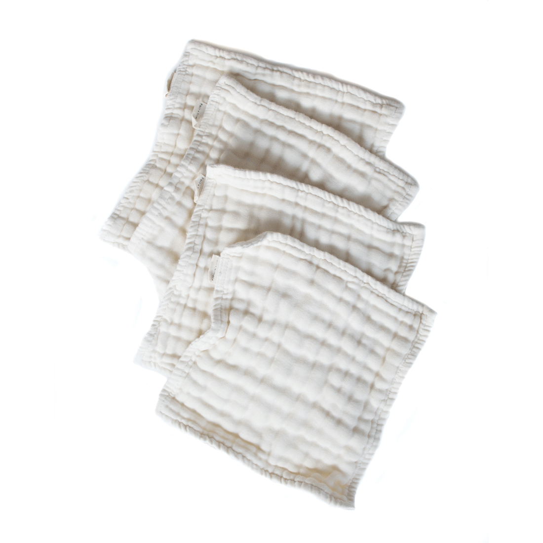 Natural Organic Cotton Wash Cloths Ecopiggy